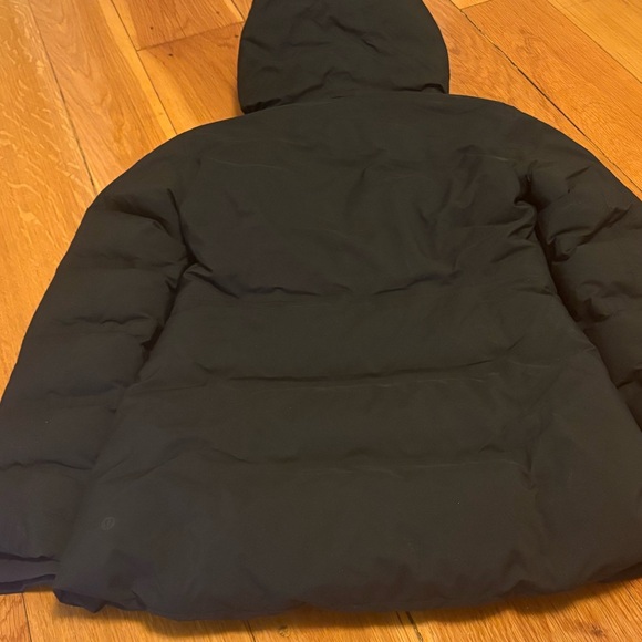 Lululemon StretchSeal Sleet Street 600 Down Fill Jacket Coat Black - Picture 3 of 4